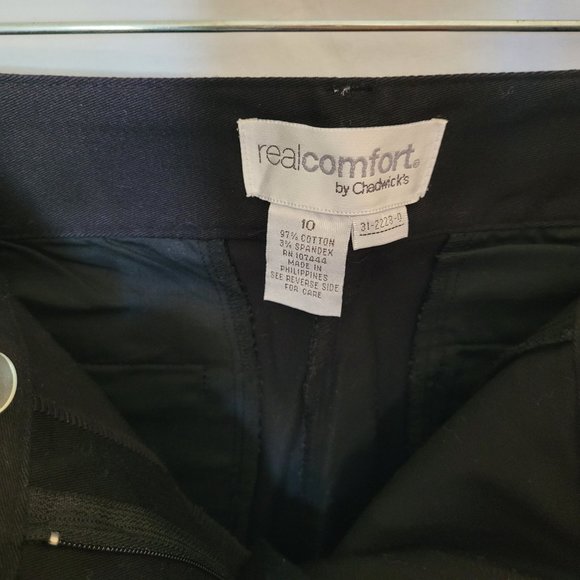 NEW Chadwick's Real Comfort Black Jeans Size 10 (302) - Picture 11 of 11